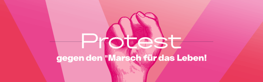 Protest gegen den "Marsch für das Leben"